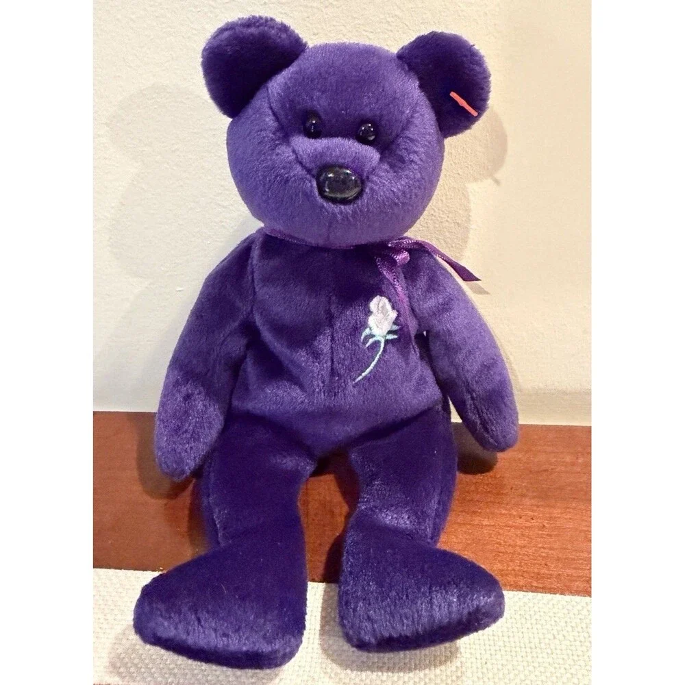 Ty Beanie Babies Princess Bear Toy Princess Diana Tribute